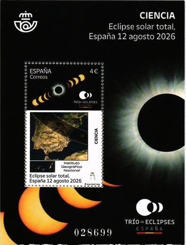 Spagna agosto 2026 - 2026, timbro