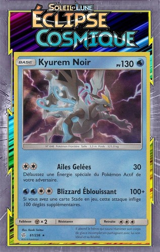 Kyurem holo sl12 éclipse - kyurem,