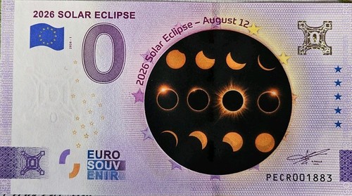Banconota euro 2026 eclissi - euro,