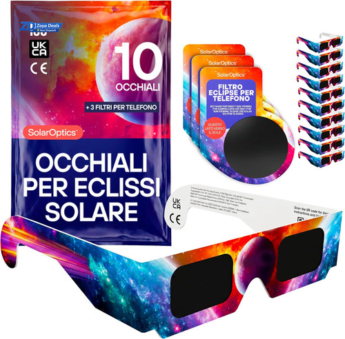 Solar eclipse glasses - solar, pack